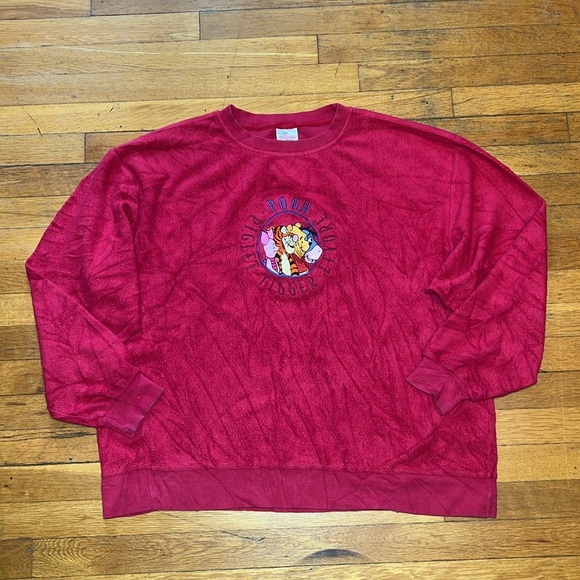 Disney Vintage Winnie The Pooh & Friends Crew Sweatshirt, size Large - Picture 12 of 12
